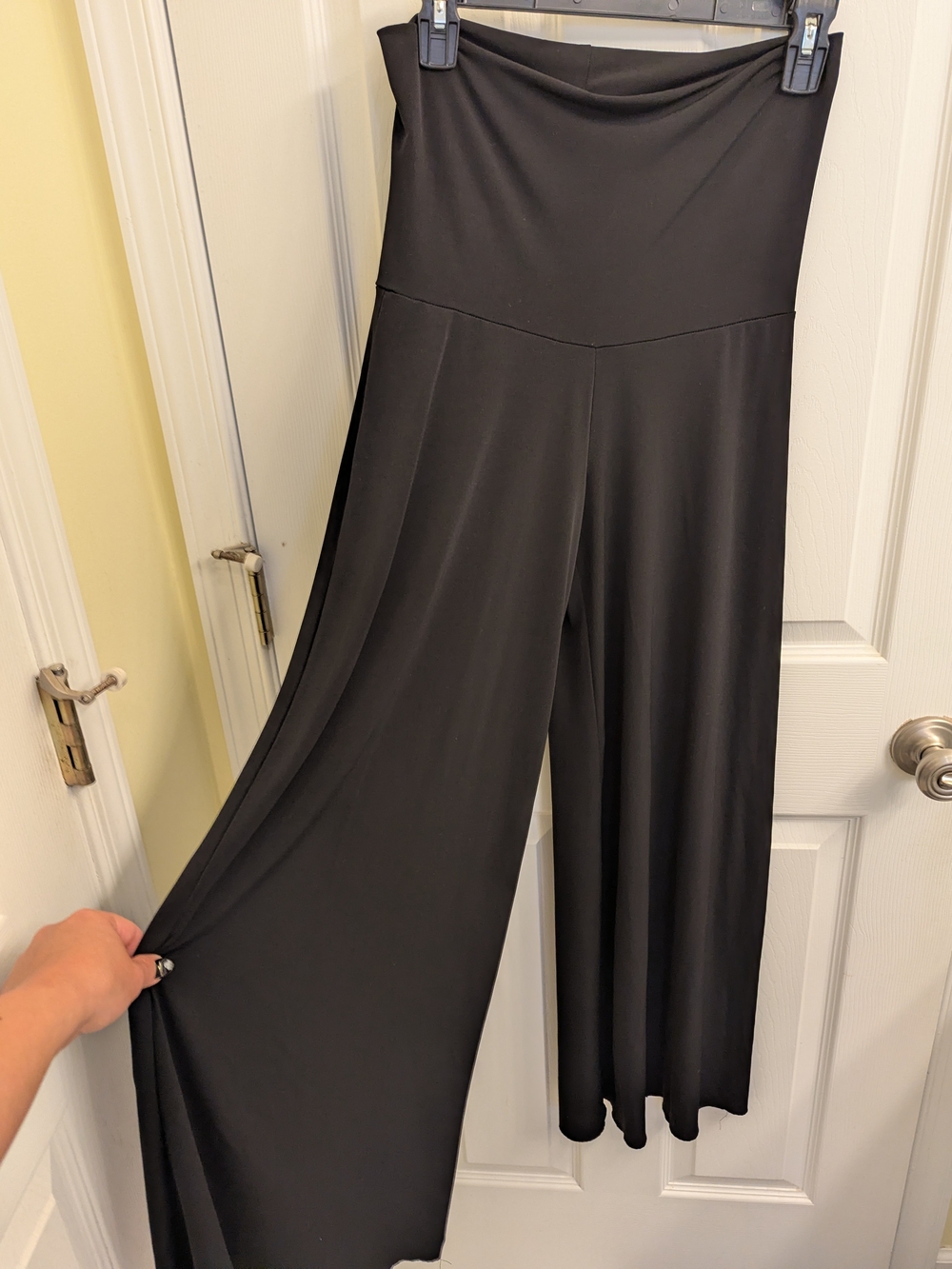 Byer California Black Wide-Leg Palazzo Pants